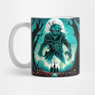 "Psychedelic Haunts: Unique and Colorful Halloween Horrors" Mug
